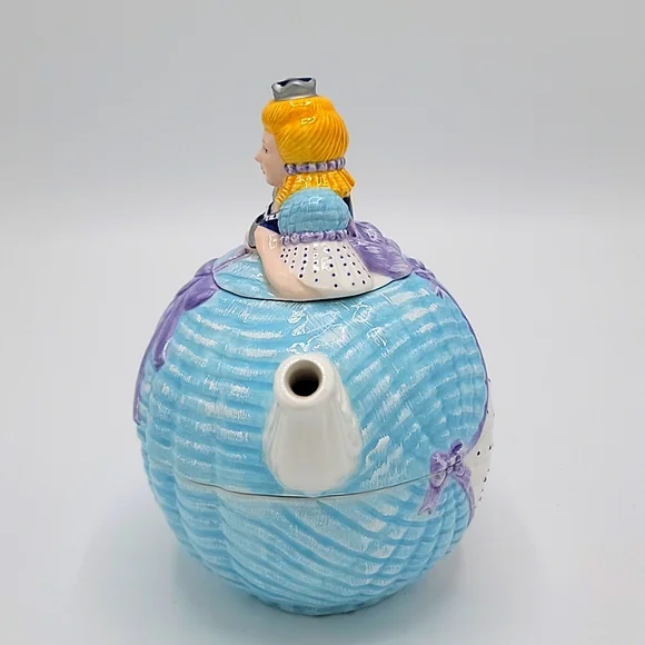 Dept 56 Retired Cinderella Storybook Tea Pot Cup Set - Picture 3 of 5